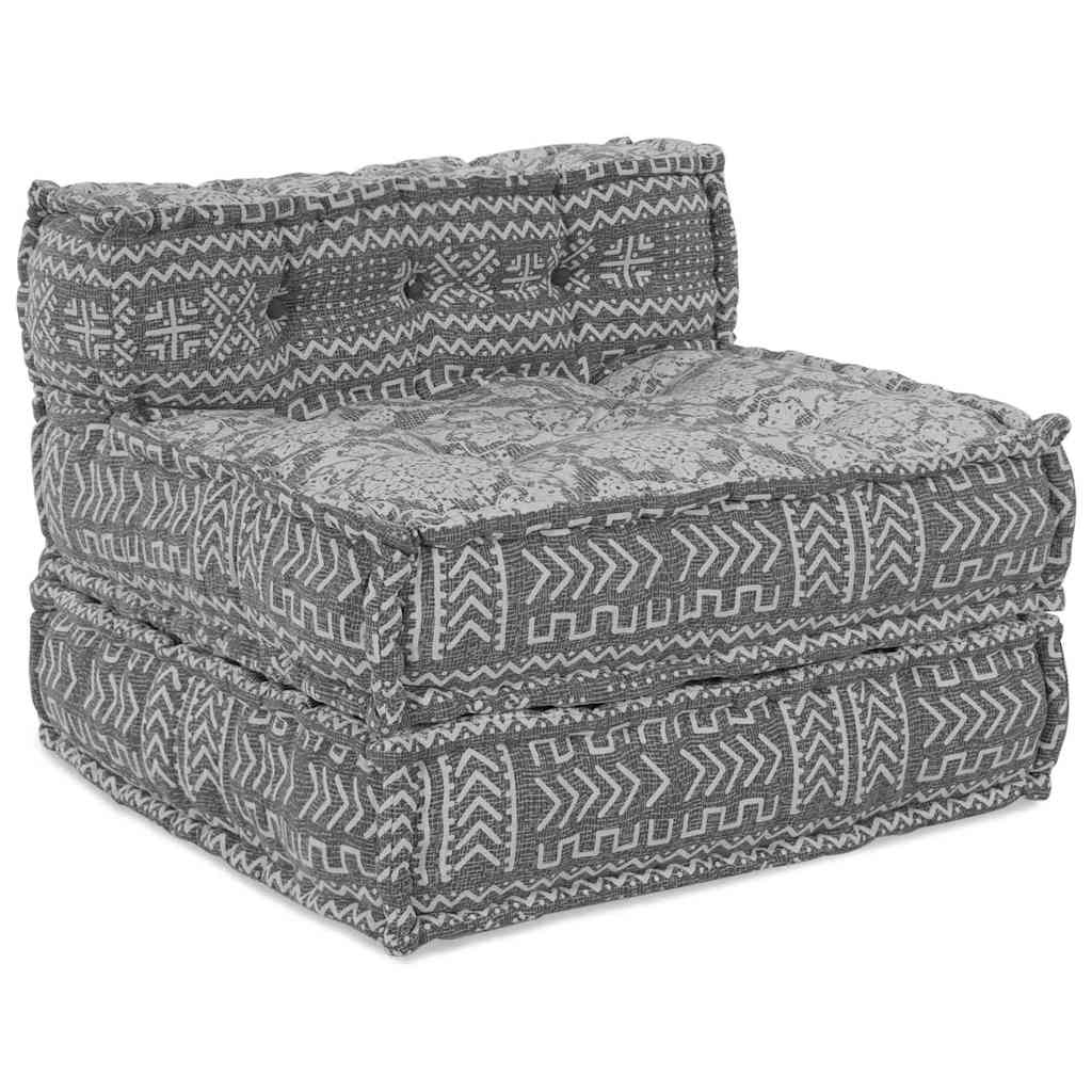 JUNG Vida Modulares Sofa Hellgrau 70 x 70 x 56 cm Stoff
