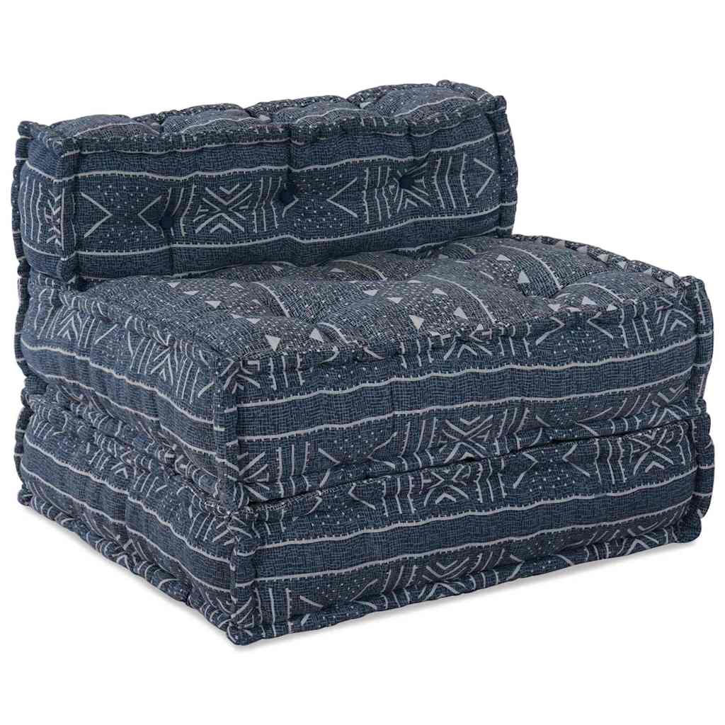 JUNG Vida Modulares Sofa Indigo Druck 70 x 70 x 56 cm Stoff