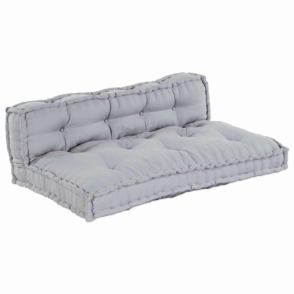 JUNG Vida Modulares Sofa 2 pcs Grau 120 x 80 x 38 cm Stoff