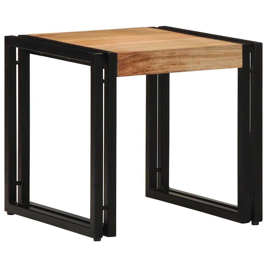 JUNG Vida Couchtisch Braun 40 x 40 x 38 cm Massivholz Akazie