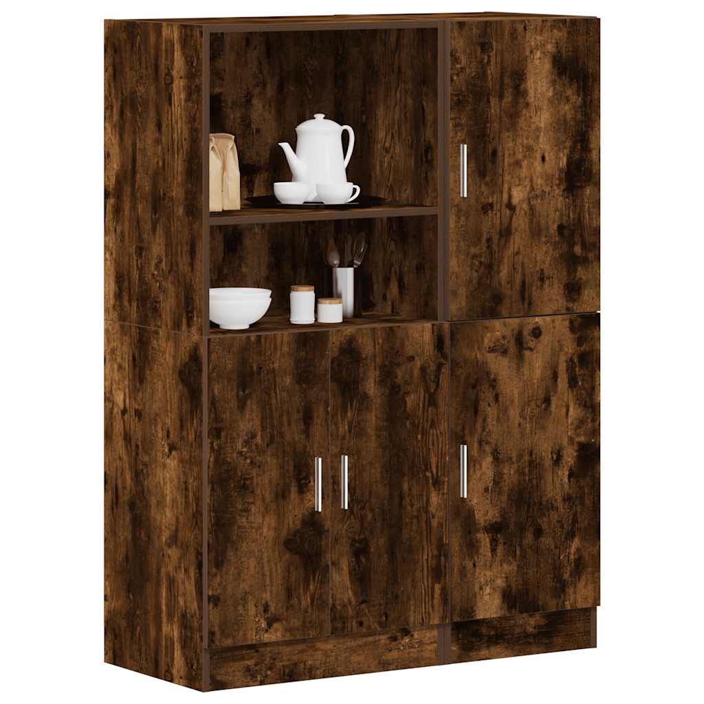 JUNG Vida 2-tlg. Küchenschrank-Set Räuchereiche Holzwerkstoff