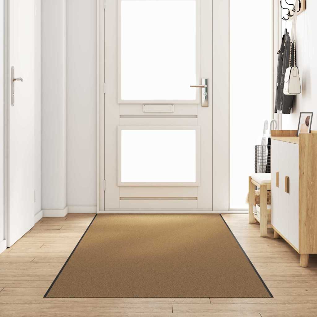 JUNG Vida Fußmatte Creme und Schwarz 120 x 400 cm Polyamid und PVC