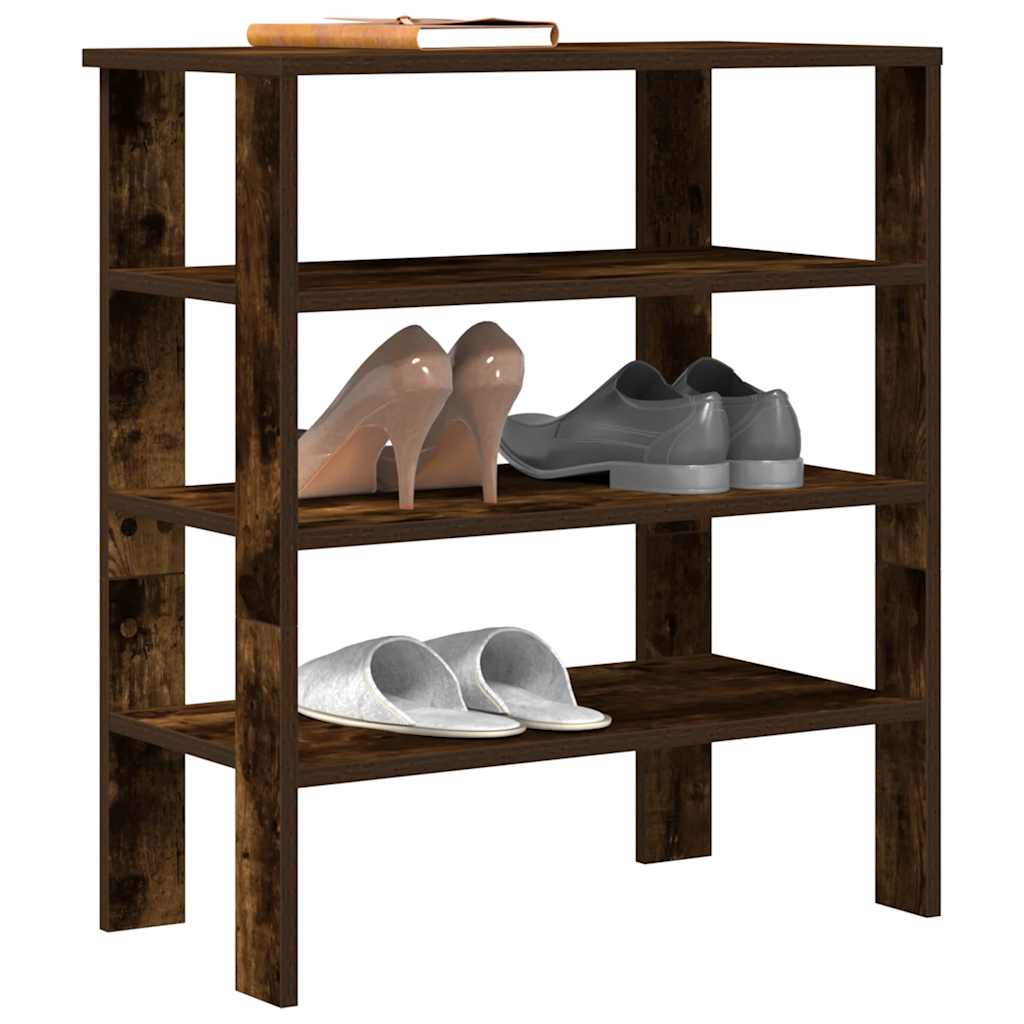 JUNG Vida Schuhregal Räuchereiche 61x32x70 cm Holzwerkstoff