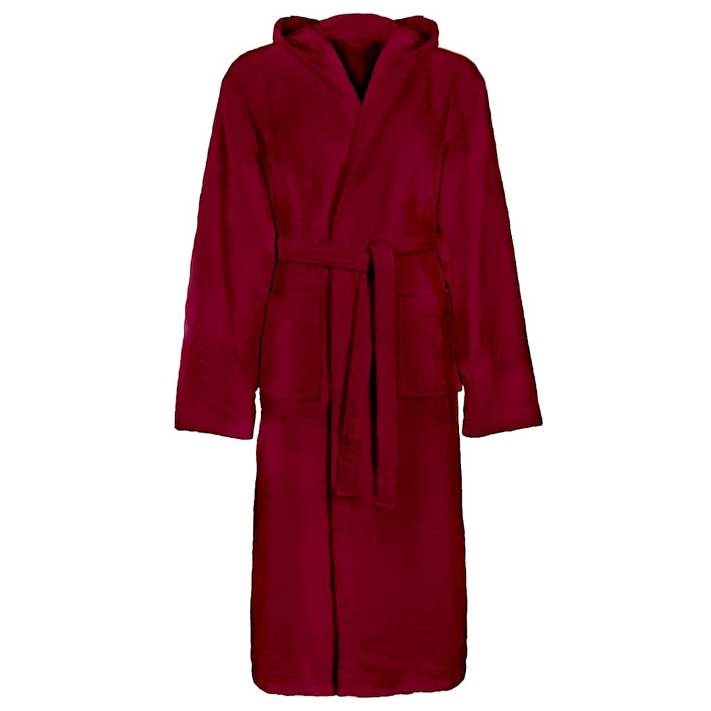 JUNG Vida Bademantel KINN Rot XL Baumwolle