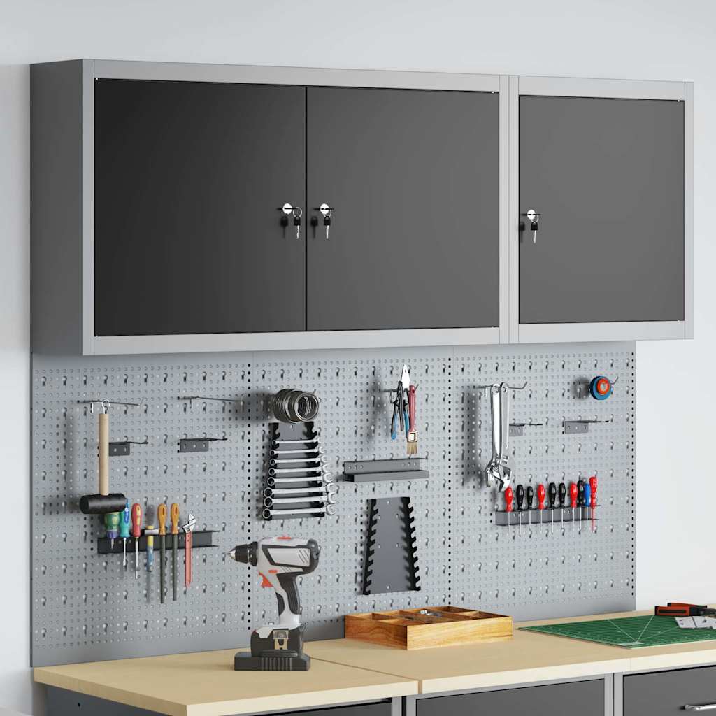 JUNG Vida Werkzeugschrank-Set 5 pcs Schwarz Pulverbeschichteter Stahl