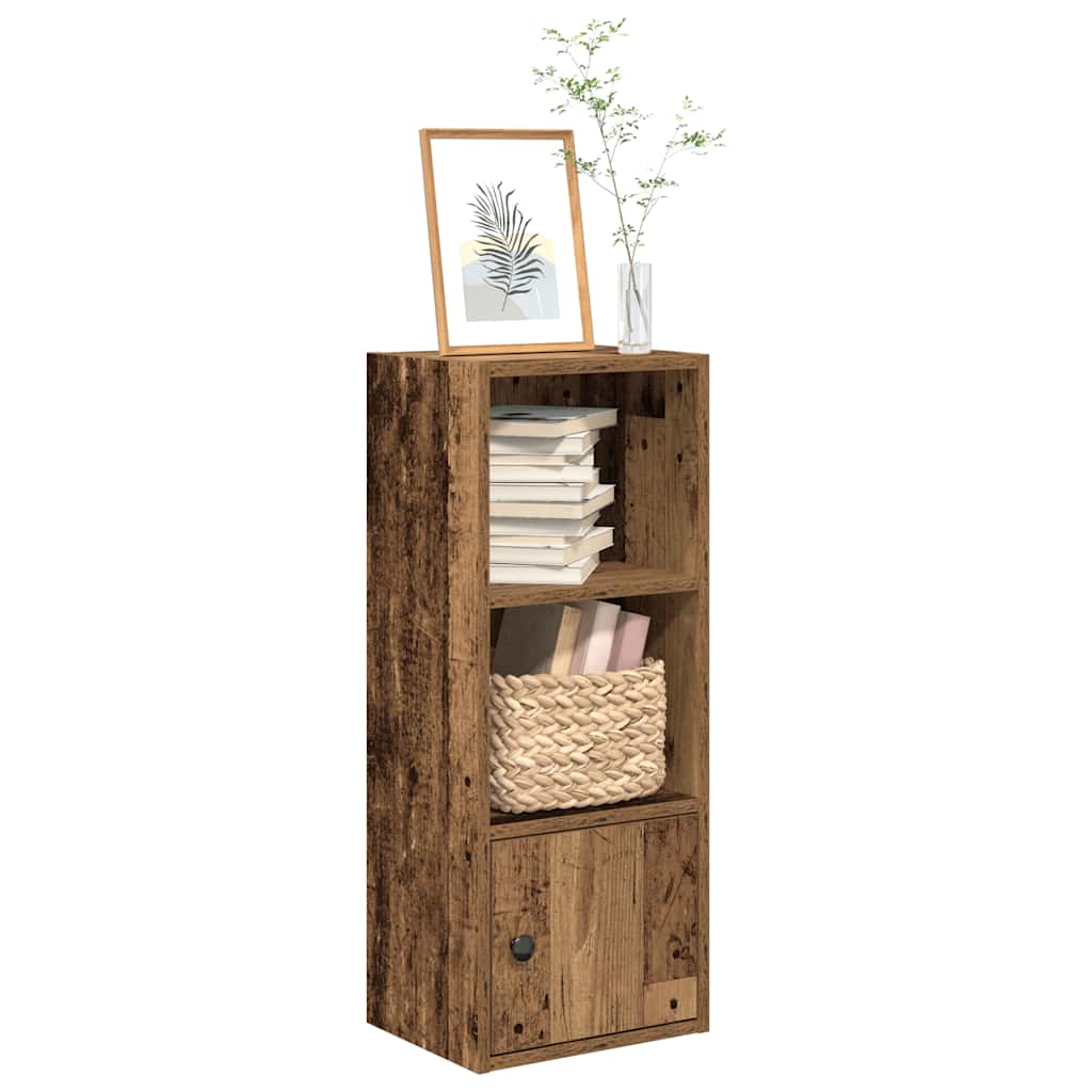 JUNG Vida Bücherregal Altholz-Optik 31x24x77 cm Holzwerkstoff
