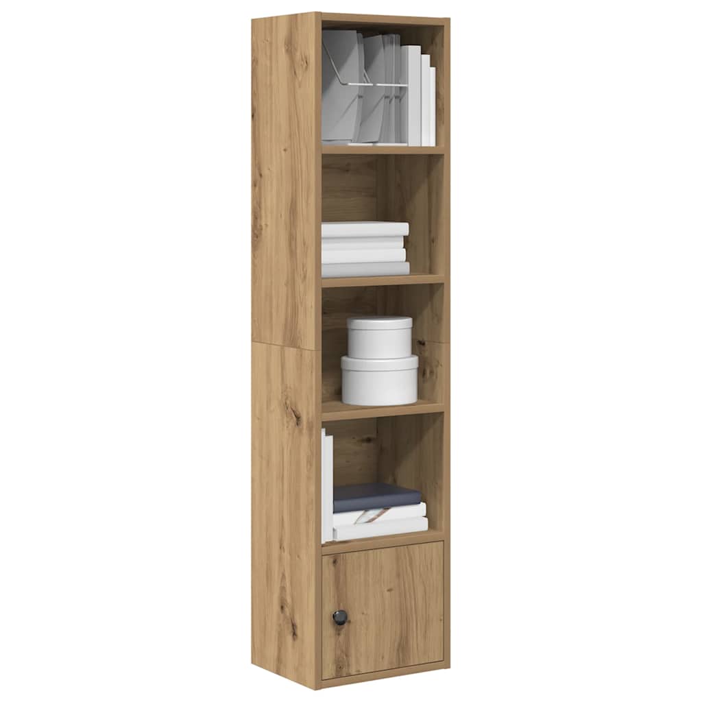 JUNG Vida Bücherregal Artisan-Eiche 31x24x127 cm Holzwerkstoff