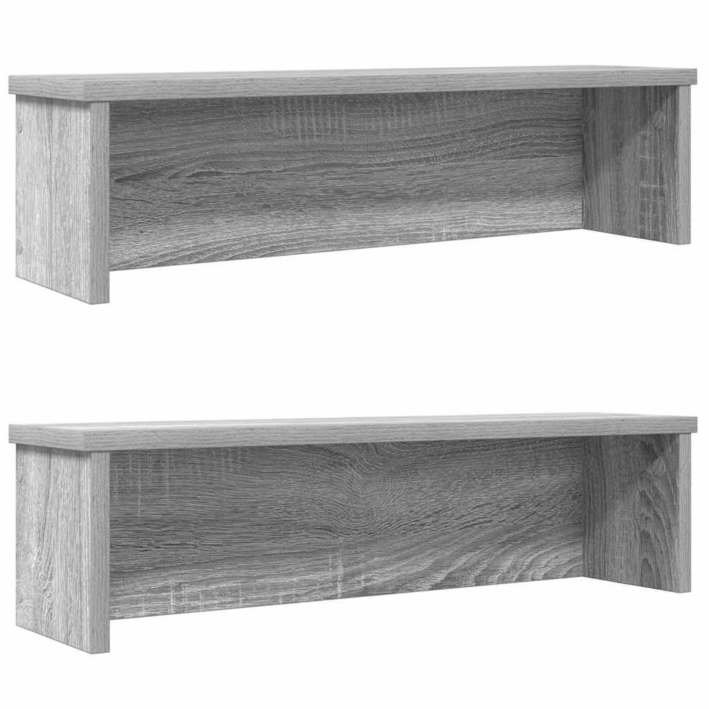 JUNG Vida Küchenregale Stapelbar 2 Stk. Grau Sonoma 50x15x16 cm