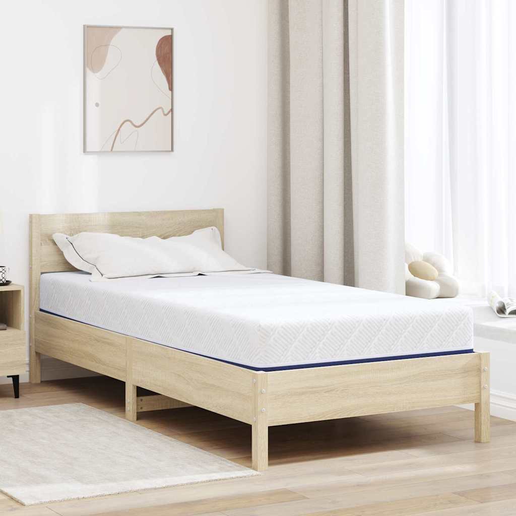 JUNG Vida Matratze Weiß und Blau 90 x 190 cm Jacquard-Stoff