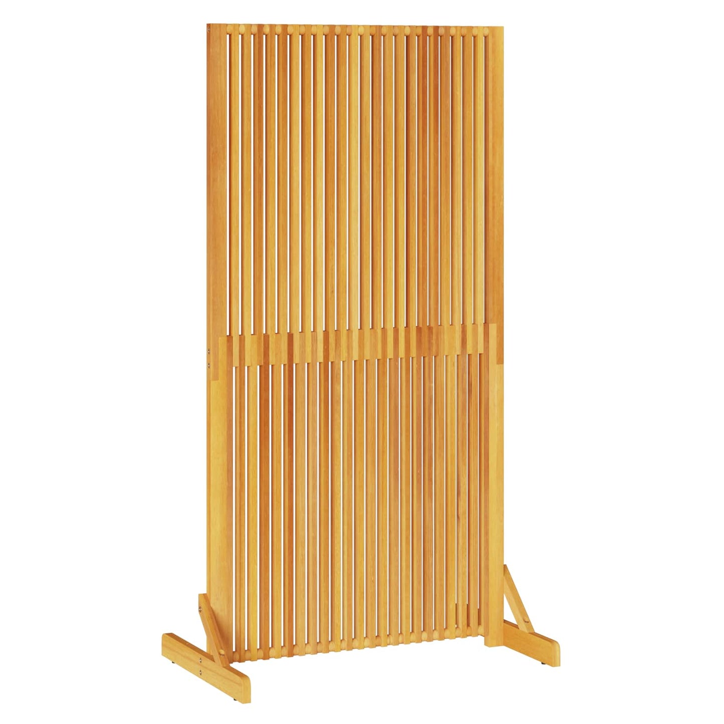 JUNG Vida Sichtschutz Braun 79.5 x 50 x 150 cm Massivholz Akazie