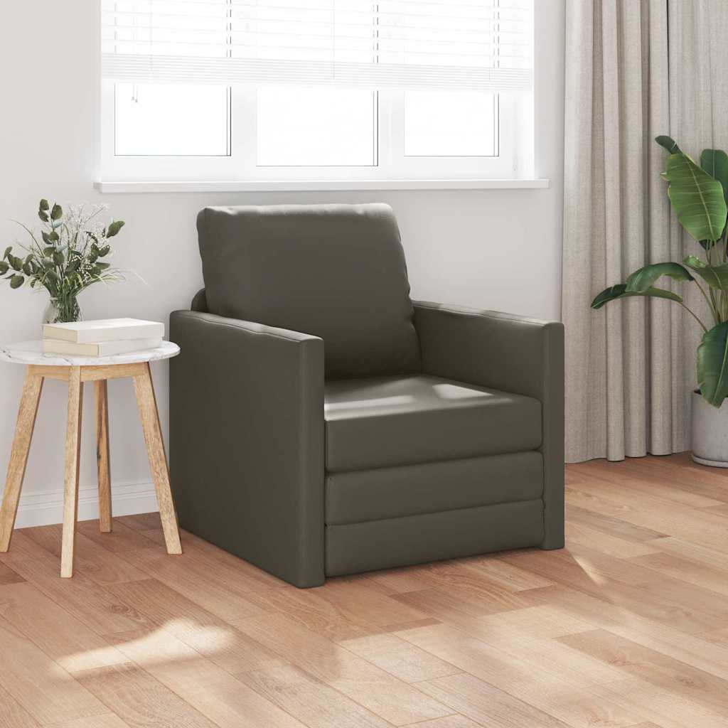 JUNG Vida Schlafsofa 60cm Grau Kunstleder