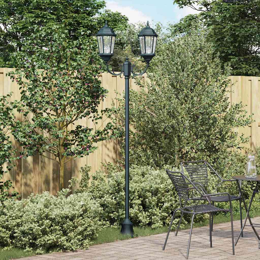 JUNG Vida Garten-Licht Vintage gebürstetes Grün 68 x 20 x 235 cm