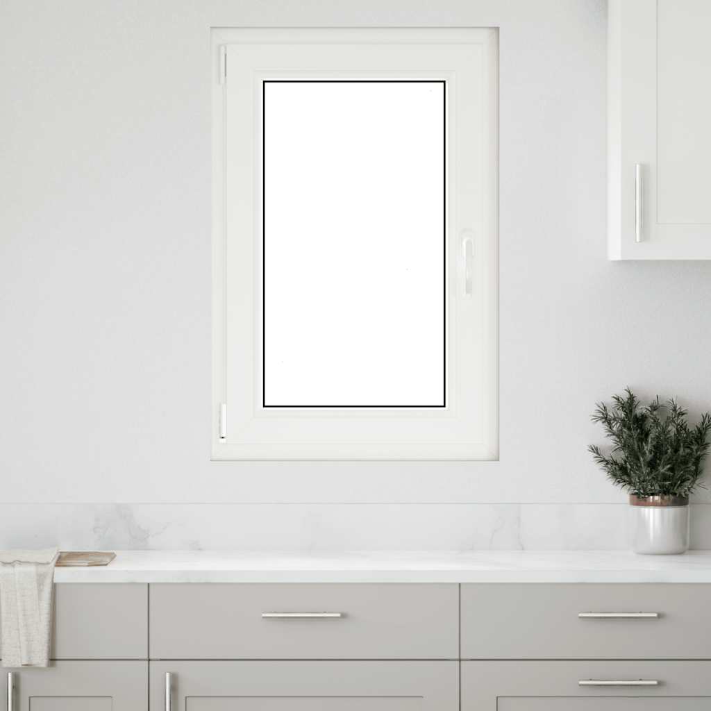 JUNG Vida Kellerfenster RISOR 60x90 cm Dreh Kipp DIN Links Weiß