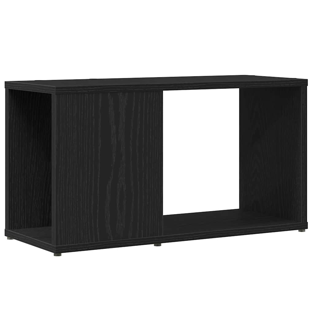 JUNG Vida TV-Schrank Schwarz Eichen-Optik 60x24x32 cm Holzwerkstoff