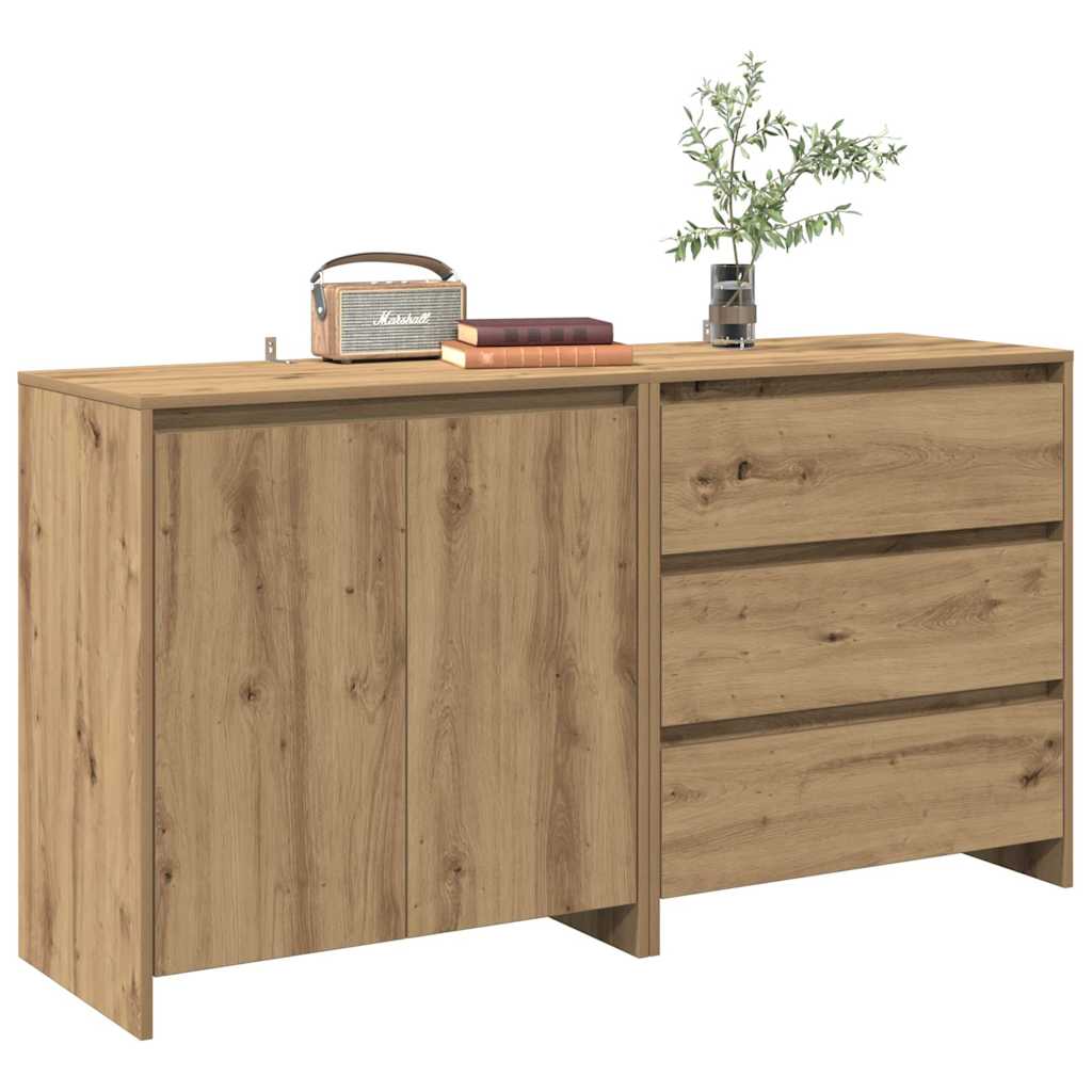 JUNG Vida 2-tlg. Sideboard Artisan-Eiche Holzwerkstoff