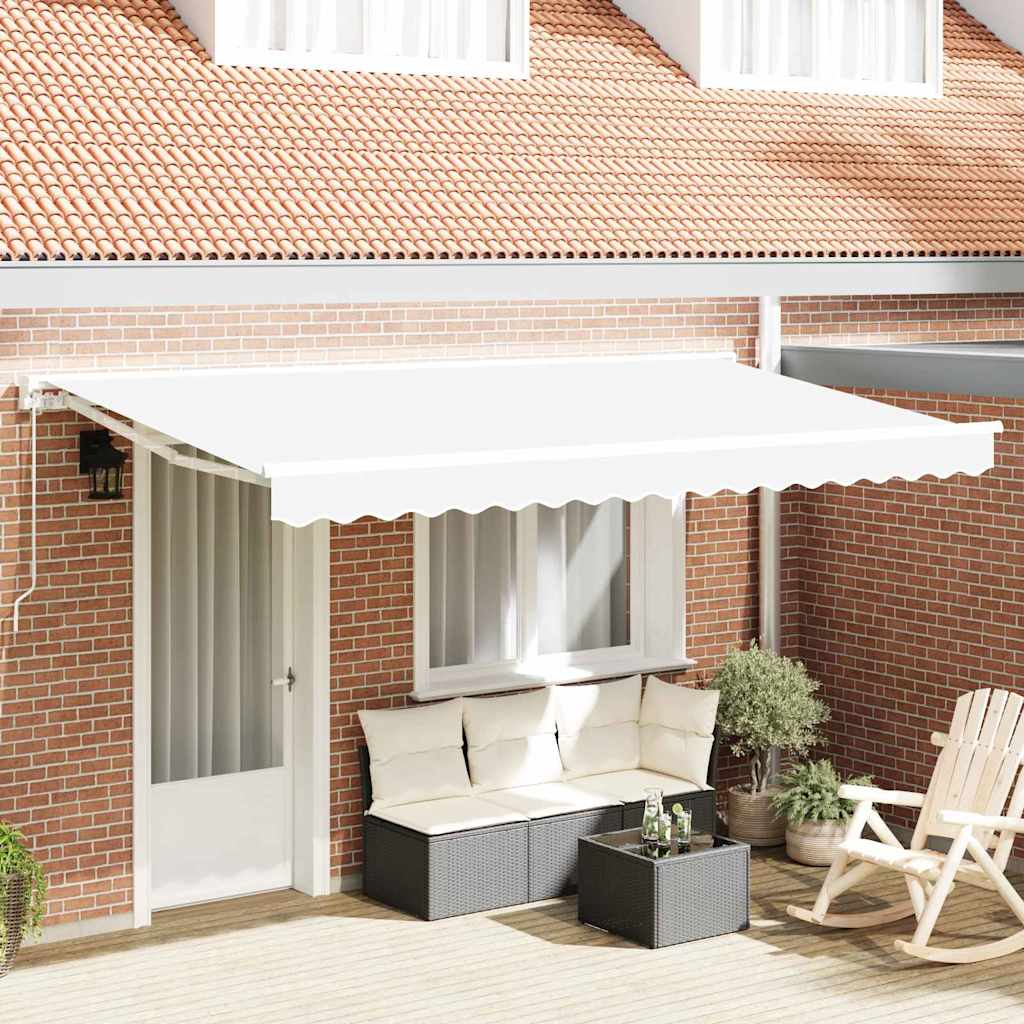 JUNG Vida Markisenersatzstoff Weiß 380 x 195 cm Polyester