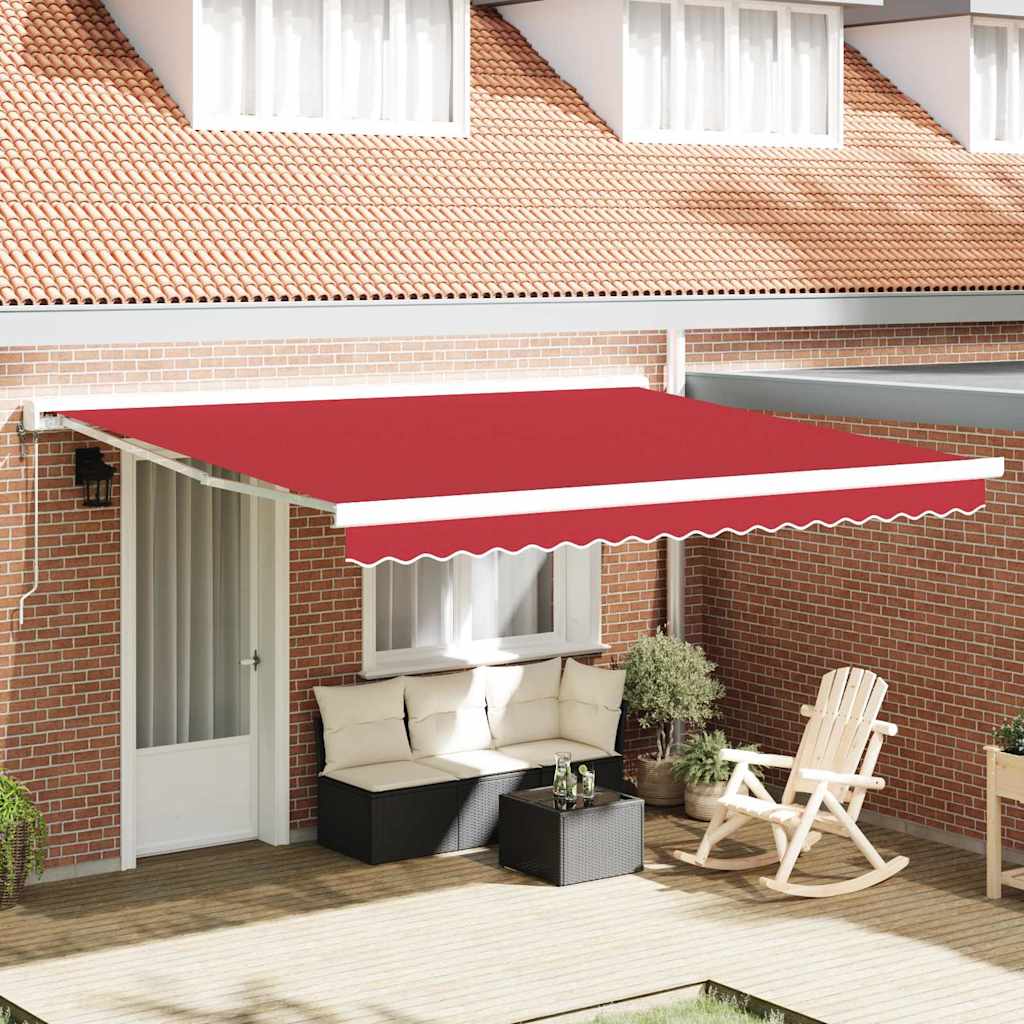 JUNG Vida Markisenersatzstoff Rot 380 x 345 cm Polyester