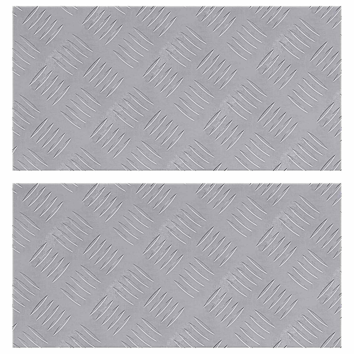 JUNG Vida Treppe Tritt Rechtwinklig 2 pcs Silber 50 x 25 cm Aluminium