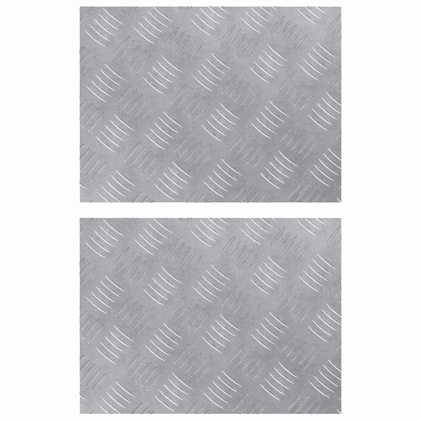JUNG Vida Treppe Tritt Rechtwinklig 2 pcs Silber 40 x 30 cm Aluminium