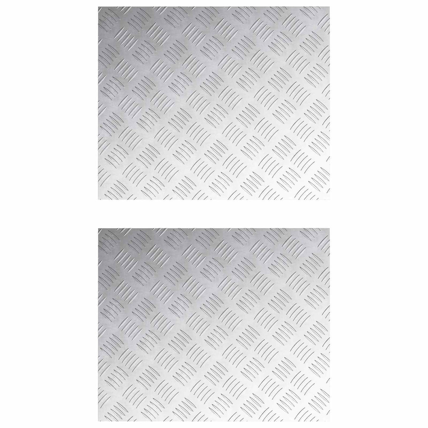 JUNG Vida Treppe Tritt Rechtwinklig 2 pcs Silber 60 x 50 cm Aluminium