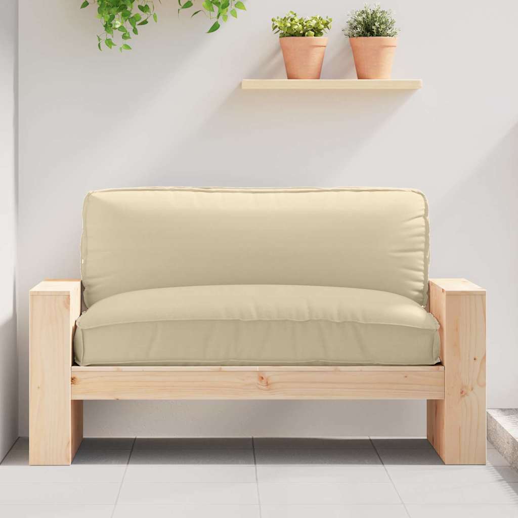 JUNG Vida Kissen Beige 120 x 80 x 12 cm Oxford-Stoff