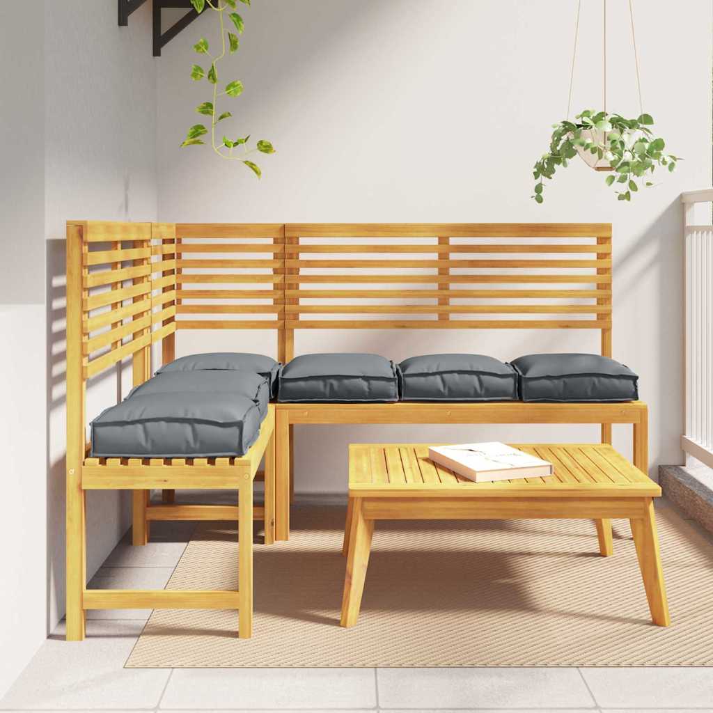 JUNG Vida Kissen 6 pcs Anthrazit 40 x 40 x 8 cm Oxford-Stoff