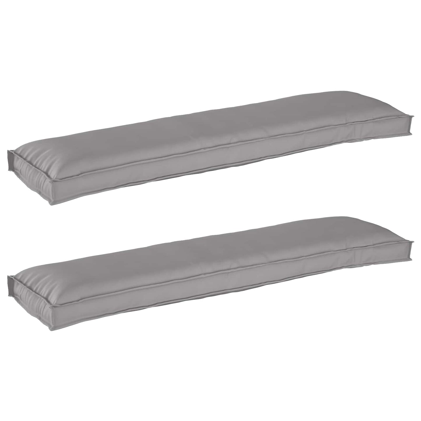 JUNG Vida Palettenkissenset 2 pcs Grau 150 x 40 x 8 cm Oxford-Stoff