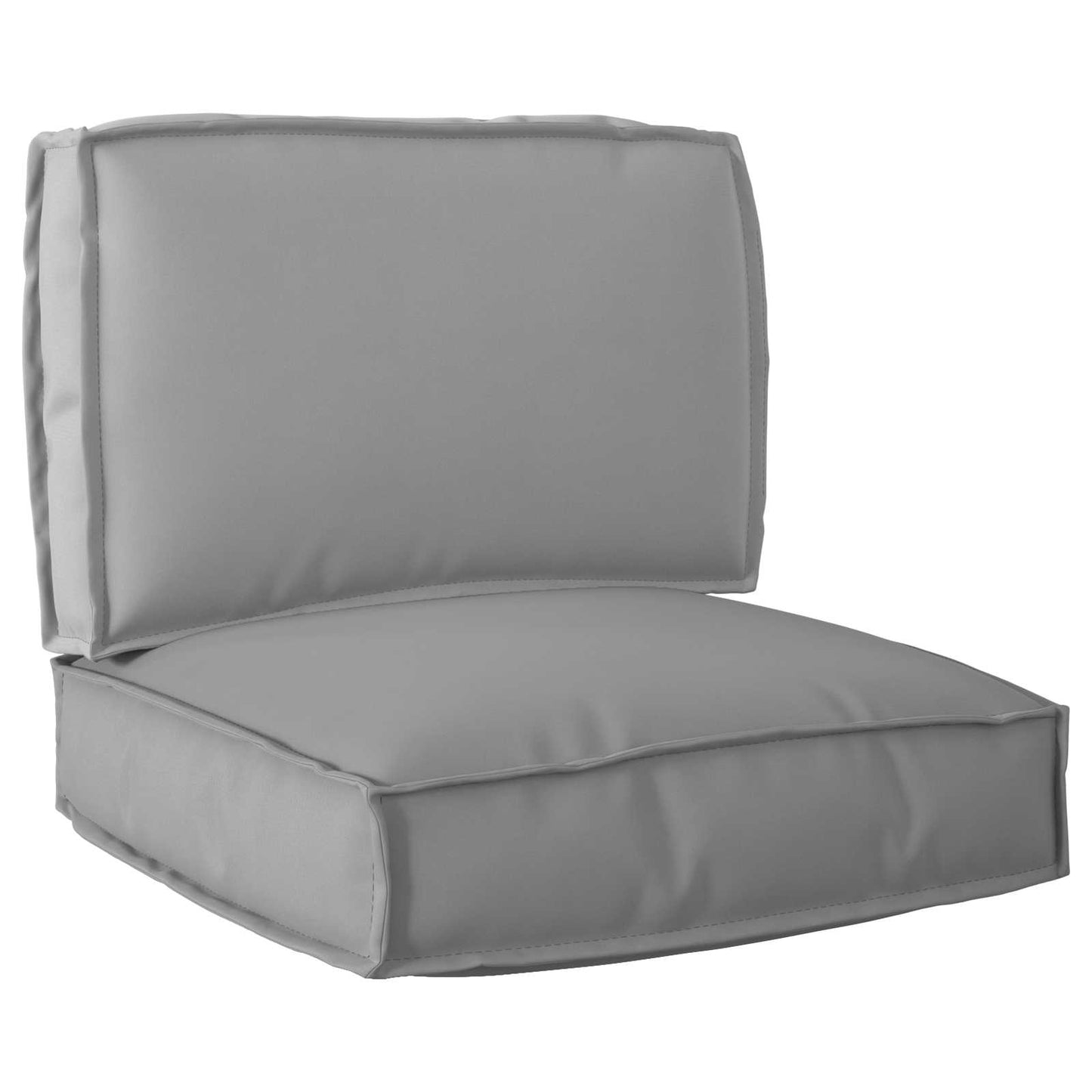 JUNG Vida Palettenkissenset 2 pcs Grau Oxford-Stoff
