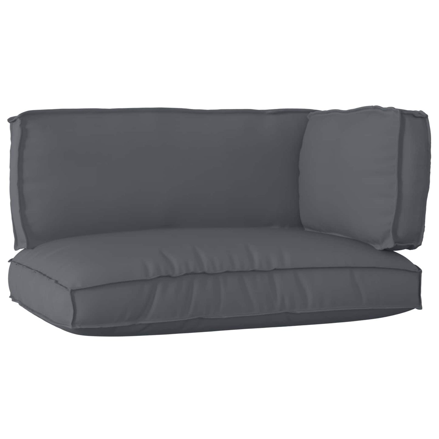 JUNG Vida Palettenkissenset 3 pcs Anthrazit Oxford-Stoff