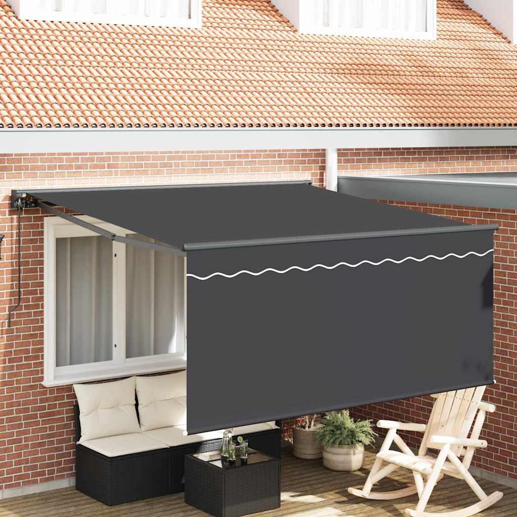 JUNG Vida Einziehbare Markise Anthrazit 300 x 250 cm