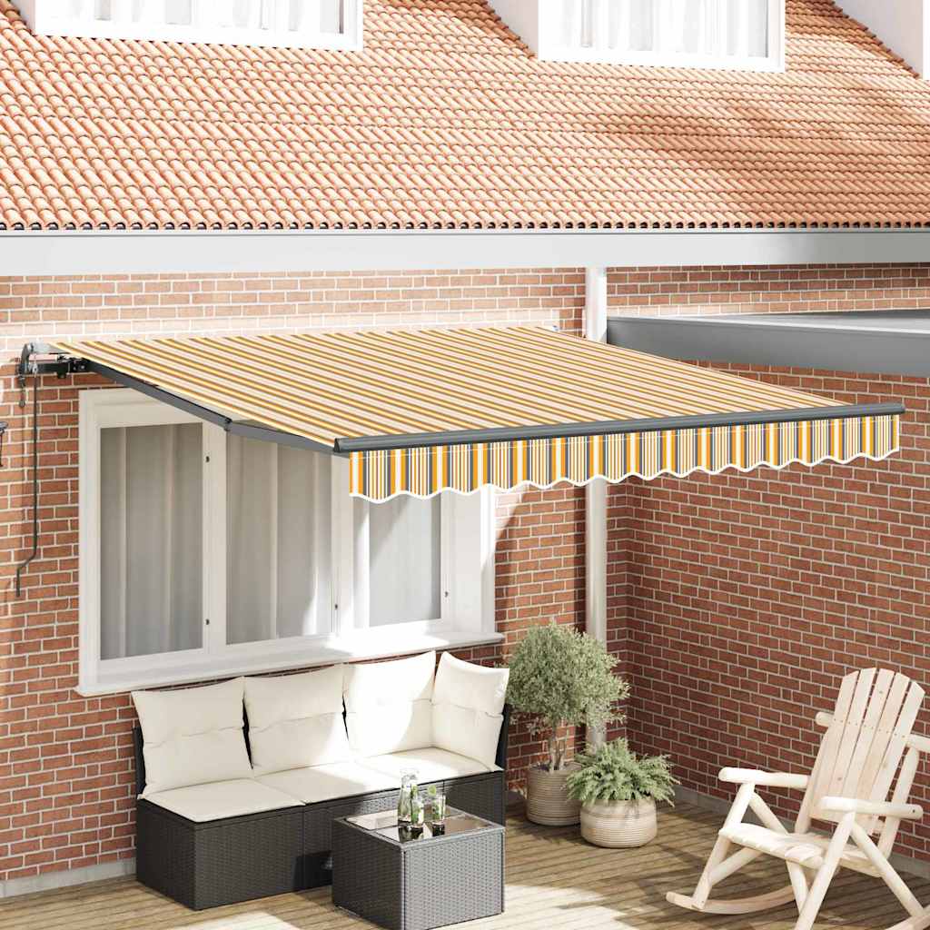 JUNG Vida Einziehbare Markise Mehrfarbig 300 x 250 cm Stoff und Aluminium