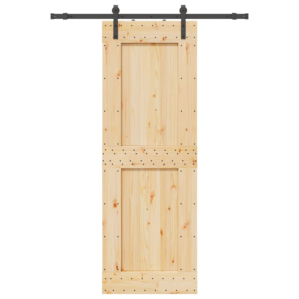 JUNG Vida Schiebetür mit Beschlag 85x210 cm Massivholz Kiefer