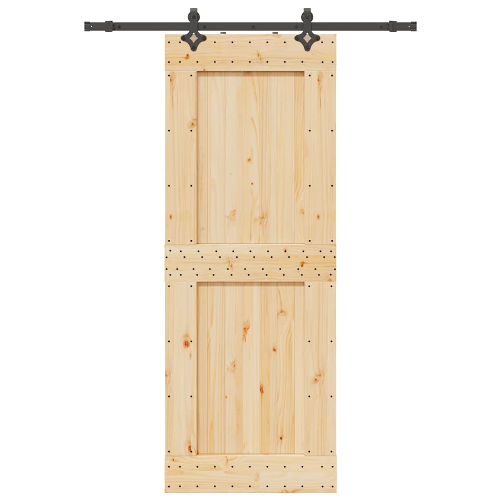 JUNG Vida Schiebetür mit Beschlag 85x210 cm Massivholz Kiefer