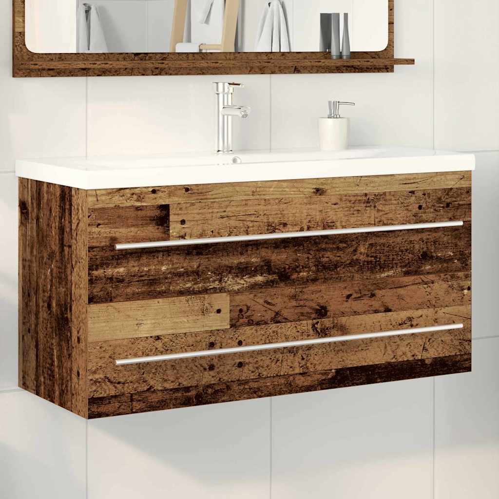 JUNG Vida Waschbeckenschrank 2 pcs Altholz 100 x 38,5 x 48 cm