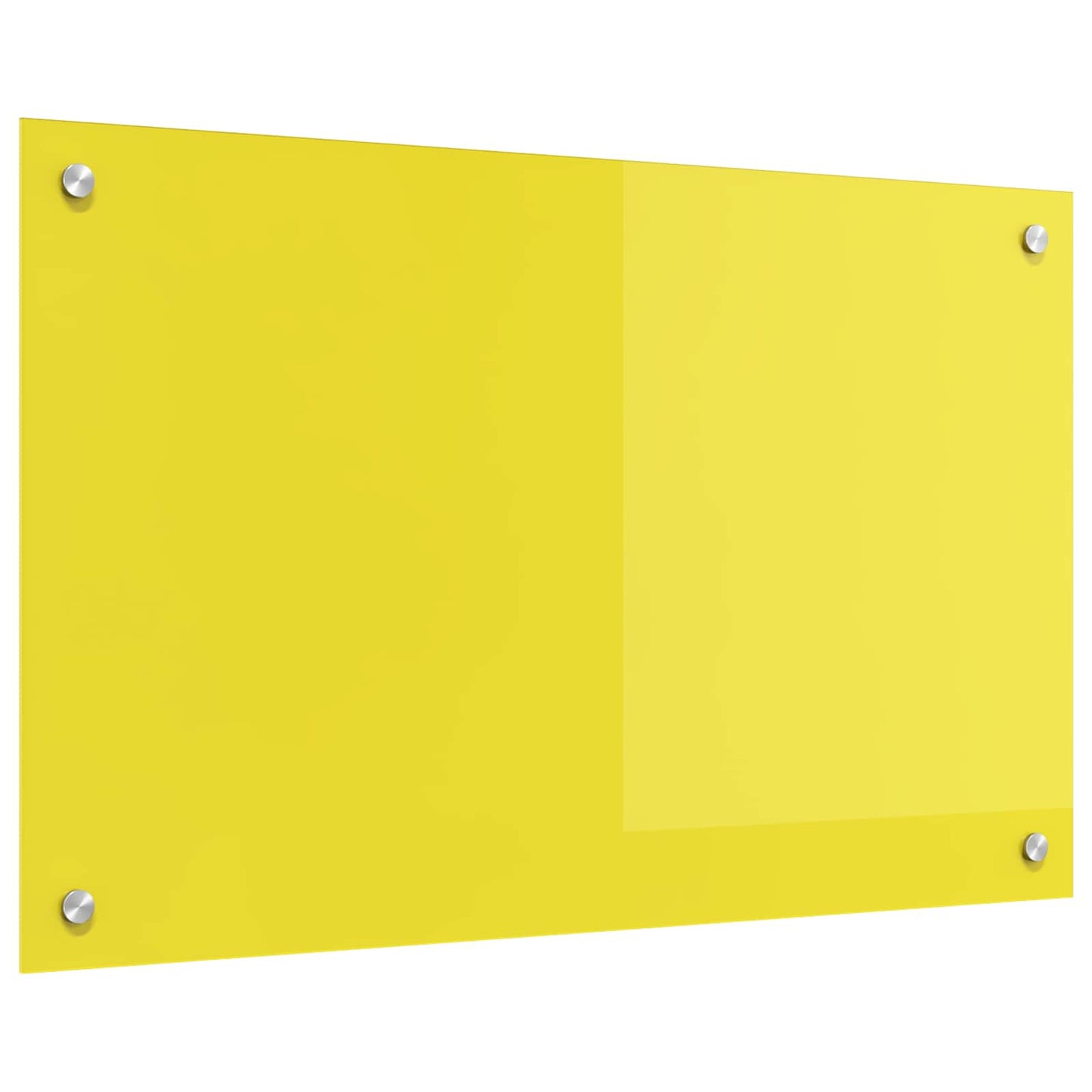 JUNG Vida Küchenrückwand Gelb 80 x 50 cm Gehärtetes Glas