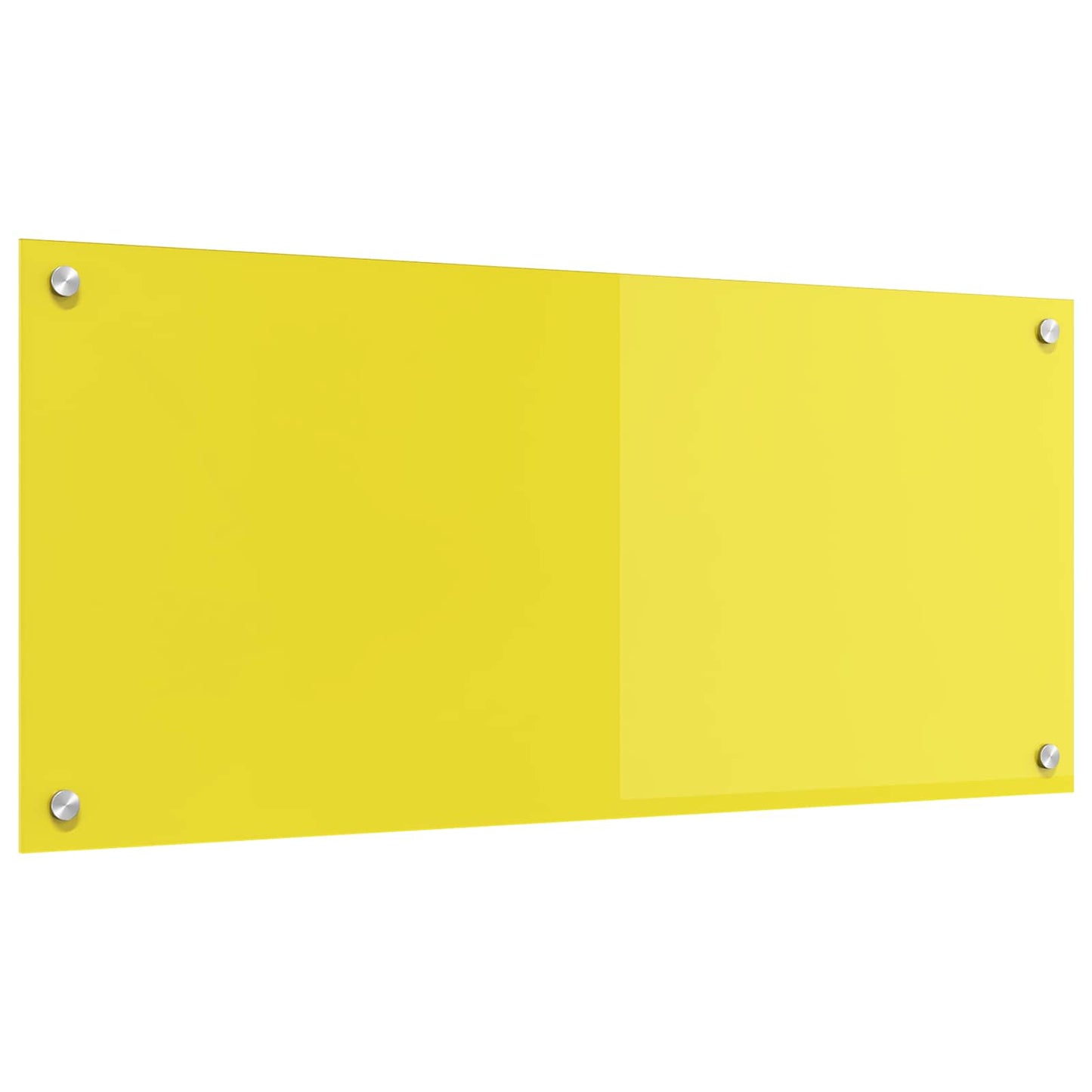 JUNG Vida Küchenrückwand Gelb 90 x 40 cm Gehärtetes Glas