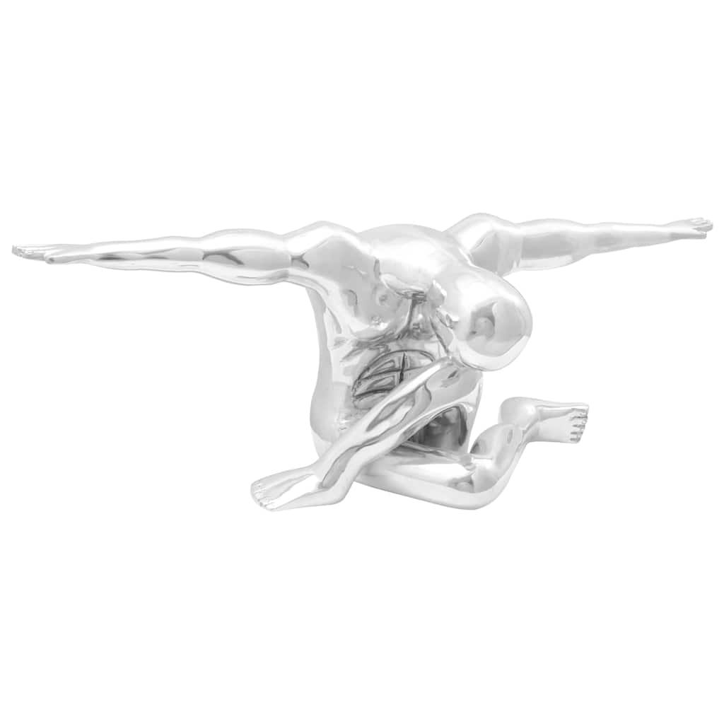 JUNG Vida Skulptur Silber 91,5 x 32 x 33 cm Aluminium