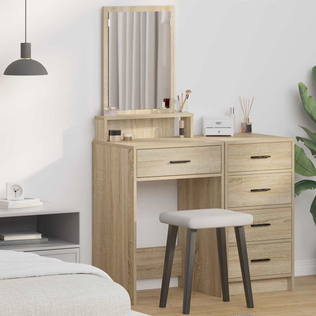JUNG Vida Schminktisch Sonoma-Eiche 50 x 41 x 140 cm Holzwerkstoff