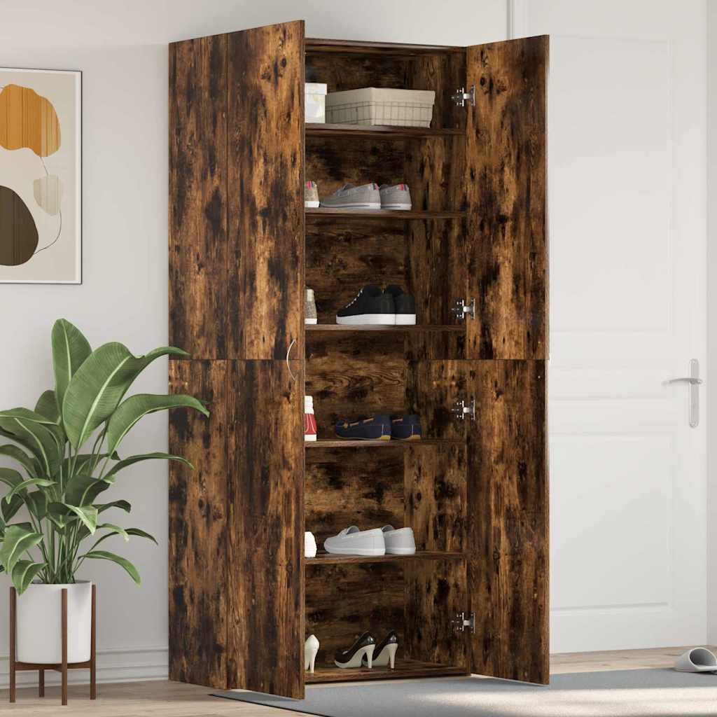 JUNG Vida Schuhschrank Mehrfarbig 80 x 35,5 x 180 cm Holzwerkstoff