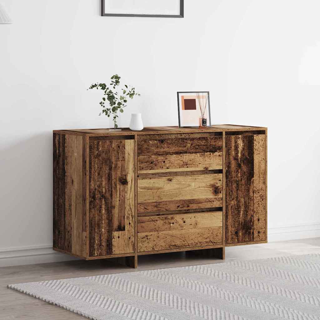 JUNG Vida Sideboard mit Schubladen Altholz 120 x 41 x 75 cm Holzwerkstoff