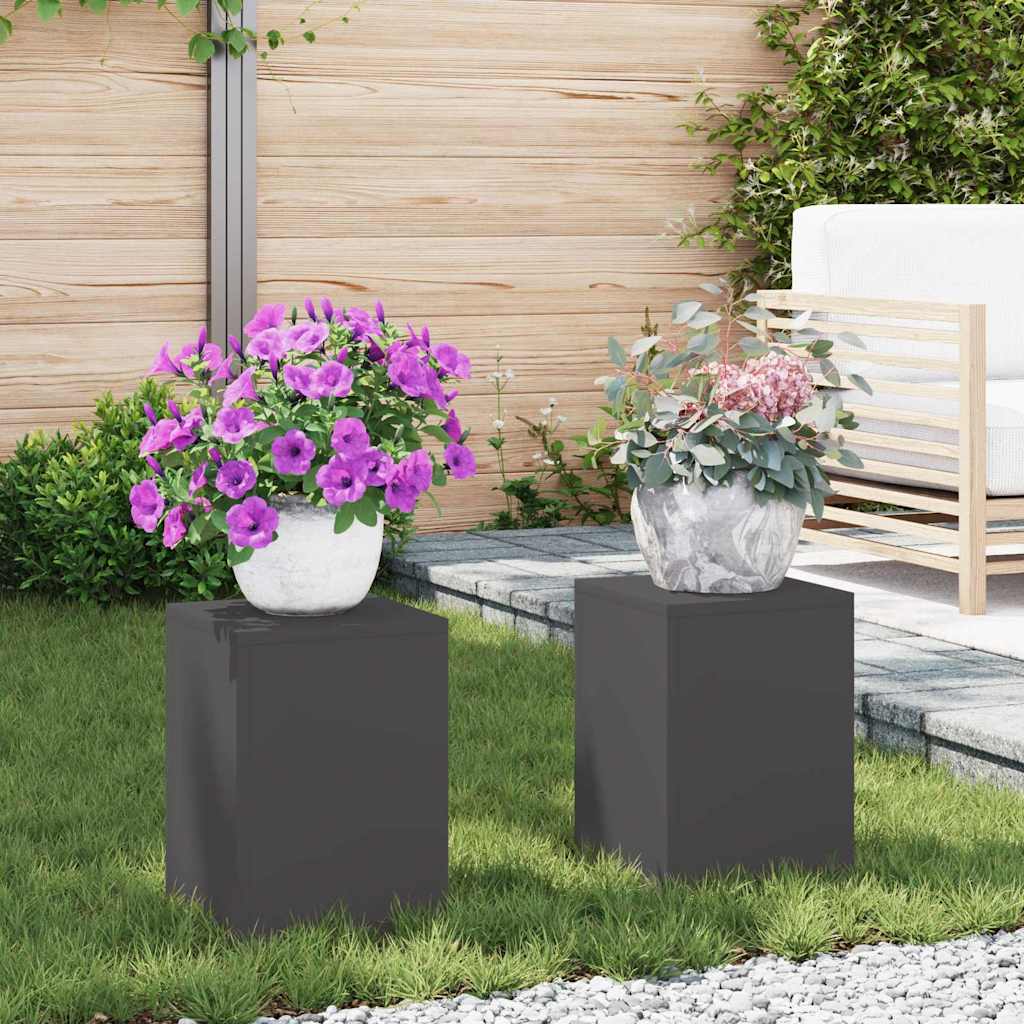 JUNG Vida Pflanzenständer 2 pcs Schwarz 24 x 24 x 35 cm Stahl
