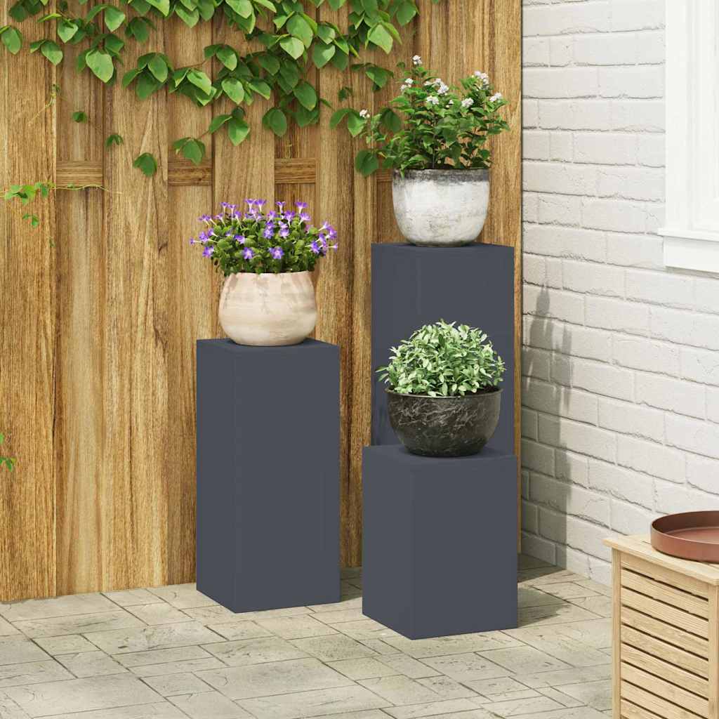JUNG Vida Pflanzenständer 3 pcs Anthrazit Stahl