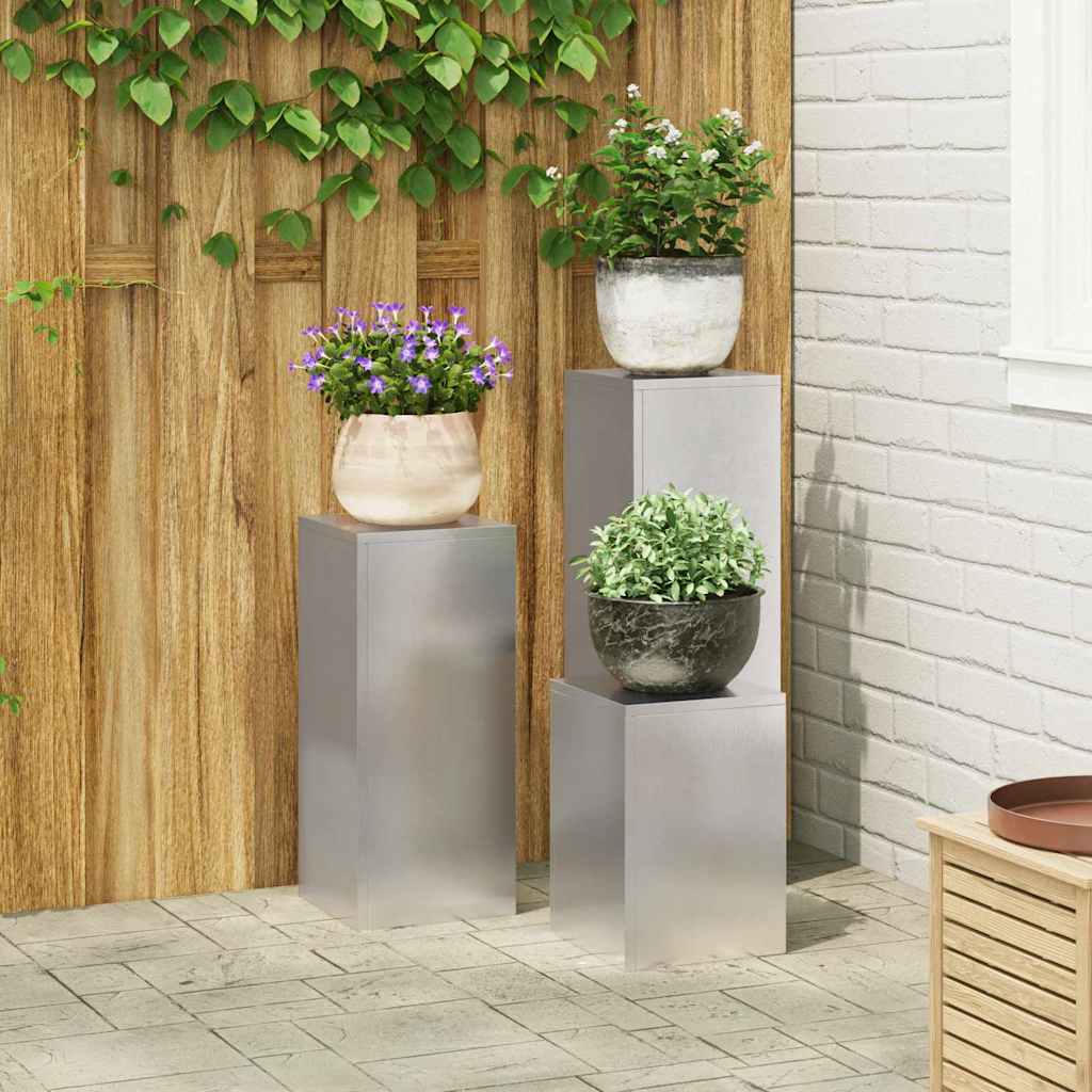 JUNG Vida Pflanzenständer 3 pcs Silber Edelstahl