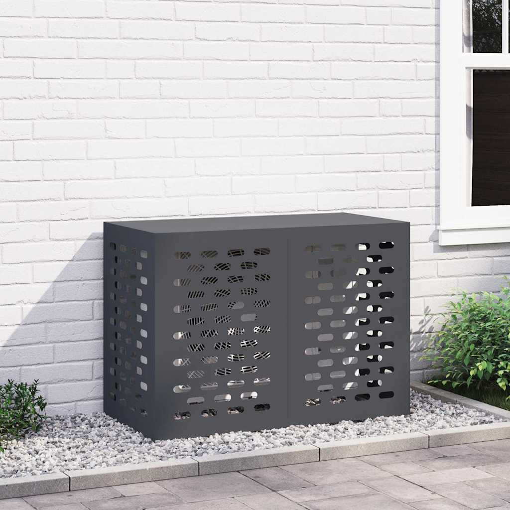 JUNG Vida Klimaanlagenabdeckung Anthrazit 100 x 50 x 70 cm Stahl