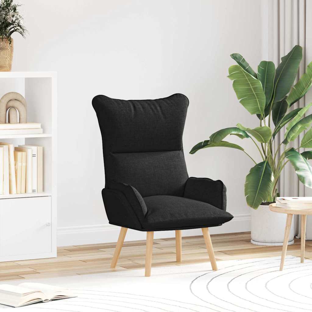 JUNG Vida Sessel Schwarz 69 x 74 x 93 cm Stoff und Sperrholz