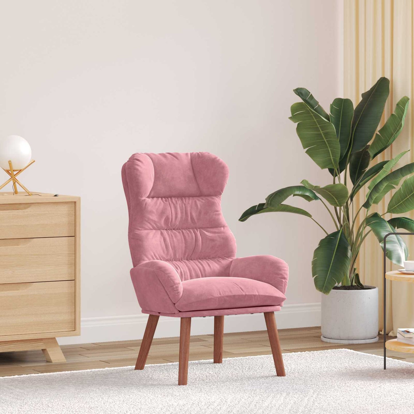 JUNG Vida Sessel Rosa 69 x 74 x 93 cm Samt