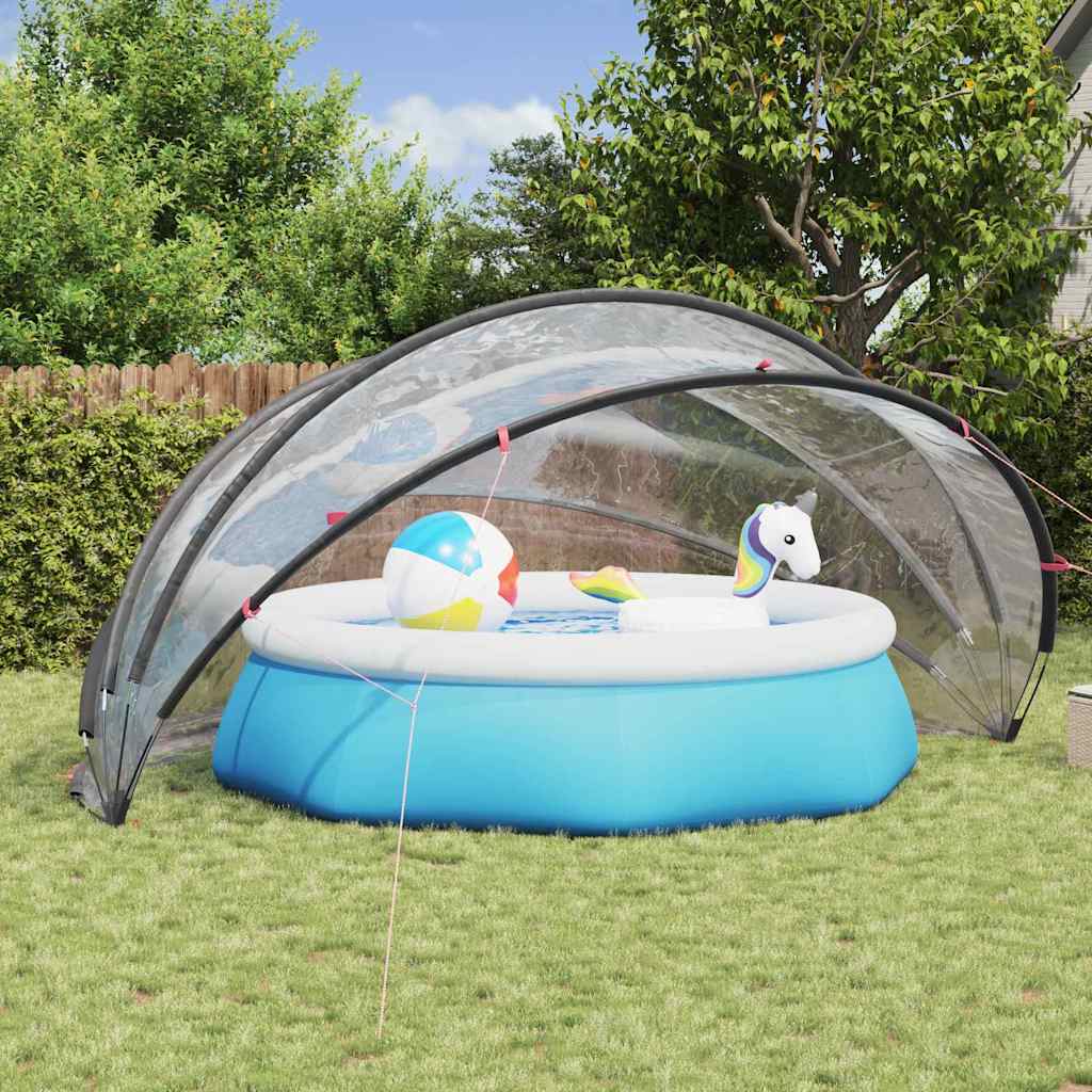 JUNG Vida Pool-Dome Transparent 500 x 500 x 236 cm PVC