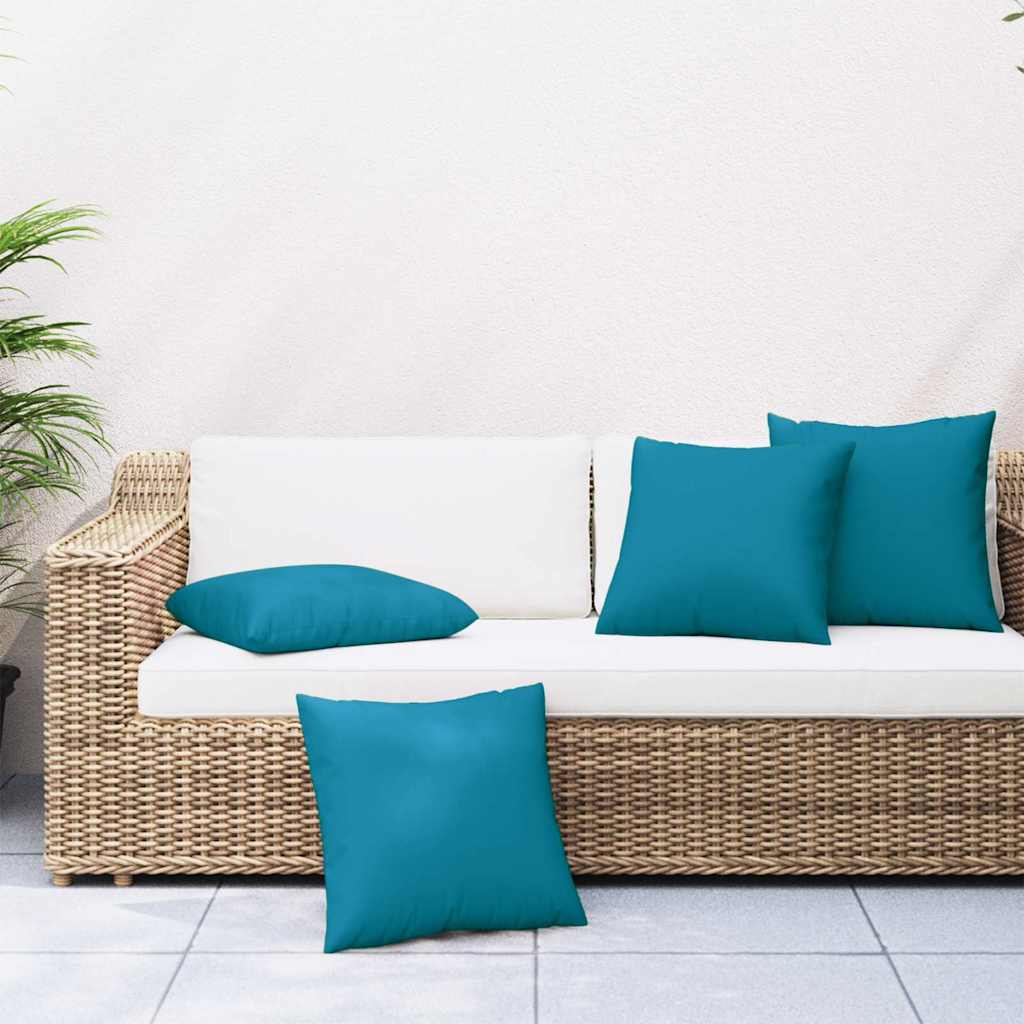 JUNG Vida Sofakissen 4 Stk. Blau 50x50 cm Stoff