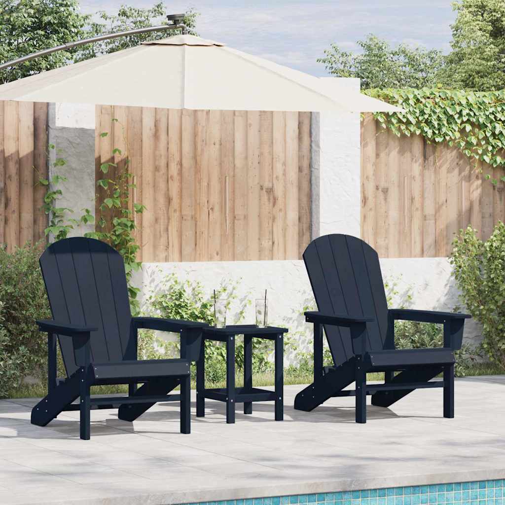 JUNG Vida Gartenstuhl 2 pcs Marineblau 82 x 74 x 92 cm Polyethylen