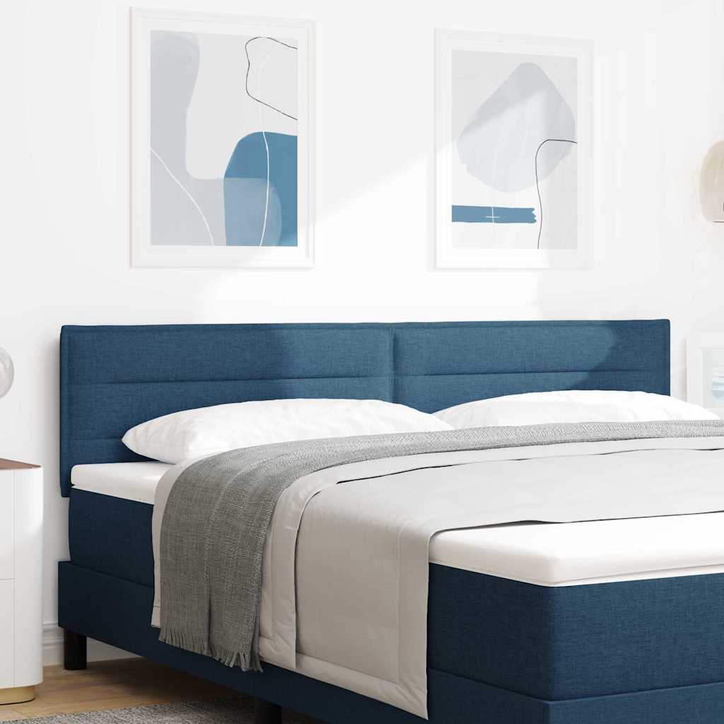 JUNG Vida Kopfteil mit Kopfteil Blau 180 cm Kunstleder